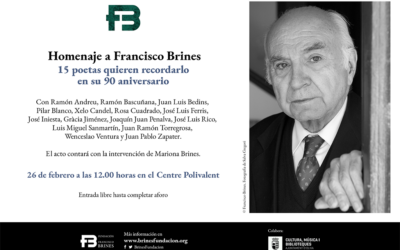 Homenaje a Francisco Brines